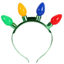 Zabawna Wielofunkcyjna Opaska na Głowę z Kolorowymi LED