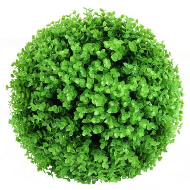 Kula dekoracyjna z sztucznego bukszpanu o średnicy 35 cm