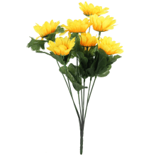 Bukiet Sztucznych Słoneczników - Realistyczne Dekoracje, Kolor Żółty, Wysokość 35 cm