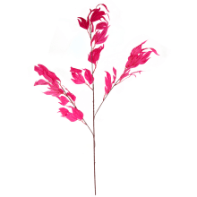 Gałązka Sztucznych Liści 95 cm kolor różowy