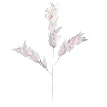 Gałązka Sztucznych Liści 95 cm kolor jasno różowy