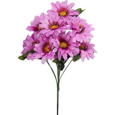 9 Fioletowych Gerber Wysokiej Jakości w Bukiecie Dekoracyjnym