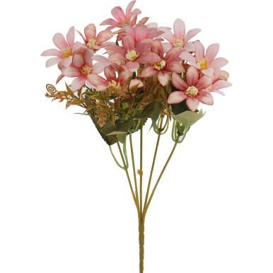 BUKIET Z PIĘCIOMA GAŁĄZKAMI DROBNYCH KWIATKÓW KOLOR RÓŻOWY