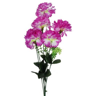 GOŻDZIK GAŁĄZKA 6 KWIATÓW KOLOR FIOLETOWY