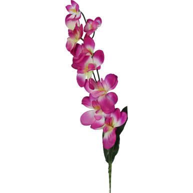 Sztuczny Storczyk Gałązka 67cm w Kolorze Ciemno Fioletowym o Wysokiej Jakości Wyglądu