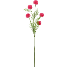Różowa Gałązka Sztucznych Kwiatów Czosnku - Dekoracja Wnętrza/Dodatek Nagrobny