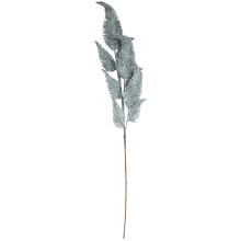Gałązka brokatowa niebieska  78 cm