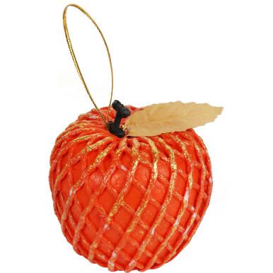 JABŁKO ZAWIESZKA POMARAŃCZOWA 7 CM