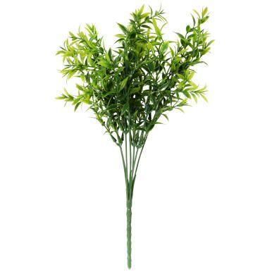 Sztuczny Bukszpan w Bukiecie - 6 Gałązek, Wysokość 34 cm, Kolor Zielony