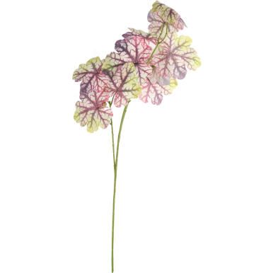 CALADIUM GAŁĄZKA LIŚCI OZDOBNYCH 82 CM KOLOR FIOLETOWY