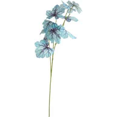 CALADIUM GAŁĄZKA LIŚCI OZDOBNYCH 82 CM KOLOR NIEBIESKI