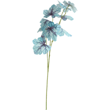 CALADIUM GAŁĄZKA LIŚCI OZDOBNYCH 82 CM KOLOR NIEBIESKI