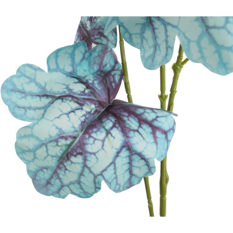 CALADIUM GAŁĄZKA LIŚCI OZDOBNYCH 82 CM KOLOR NIEBIESKI