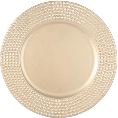 Podtalerz Dekoracyjny Złoty 33cm - Idealny na Święta, Ślub i Inne Okazje Specjalne