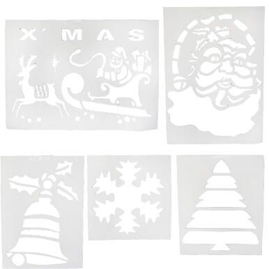 Szablon na okno papierowy duży 5 obrazów