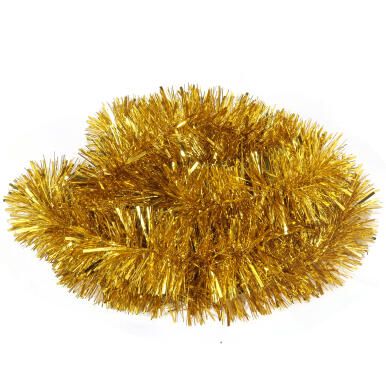 Złoty Łańcuch Choinkowy GC 7cm 2m Goliat - Metalizowany, Gęsty, Wysokiej Jakości