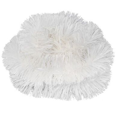 Łańcuch Choinkowy Biały Gęsty z Metalizowanej Folii GC 10cm 3m Goliat