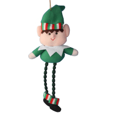 Zielony Elf Bożonarodzeniowy do Zawieszenia 30 cm