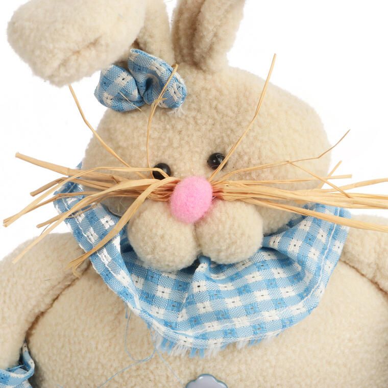 Zając stojący na teleskopach NIEBIESKI 40x24-60x24 cm