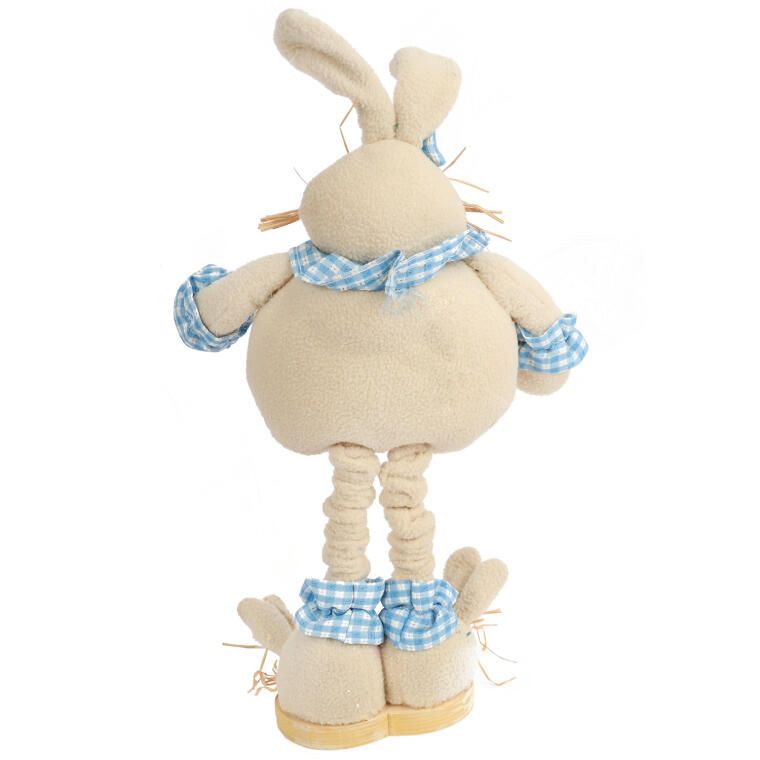 Zając stojący na teleskopach NIEBIESKI 40x24-60x24 cm