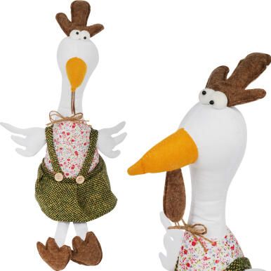 KOGUT W SUKIENCE FIGURKA SIEDZĄCA 38 CM