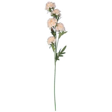 GAŁĄZKA 5 PIWONII 76 cm KOLOR KREMOWY