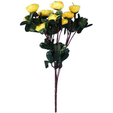 BUKIET KAMELII 35 CM KOLOR Ż&Oacute;ŁTY