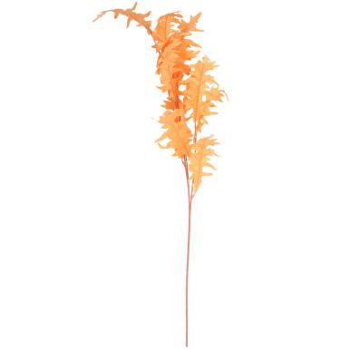 GAŁĄZKA LIŚCI DĘBU BŁOTNEGO 100 CM POMARAŃCZOWA