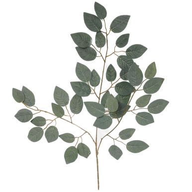 LIŚĆ GAŁĄZKA POTRÓJNA BENIAMINA KOLOR ZIELONY  II 60 CM