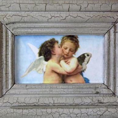 Obraz-aniołek całujący