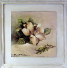 Obraz magnolia prawa 41x41 cm