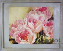 Obraz jasno-różowe róże prawe 46x56 cm