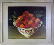 Postarzany Obraz z Jabłkami 46 x 56 cm - Seria Owocowa