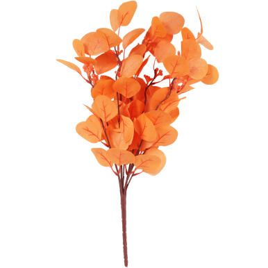 Bukiet liści jabłoni w kolorze POMARAŃCZOWYM 52 cm