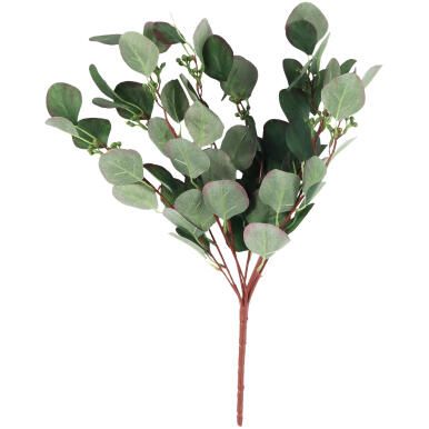Bukiet liści jabłoni w kolorze ZIELONO FIOLETOWYM 52 cm