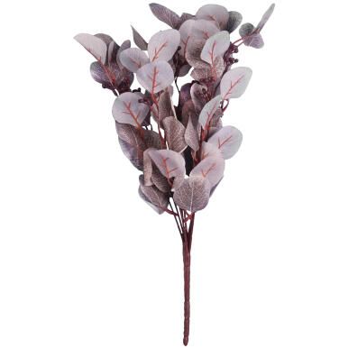 Bukiet liści jabłoni w kolorze JASNO FIOLETOWYM 52 cm