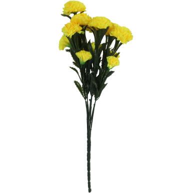 Bukiet GOŹDZIKÓW 42 cm ŻÓŁTY