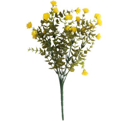 Bukiet BUKSZPANU DODATEK Z ŻÓŁTYMI KWIATKAMI 34 cm 