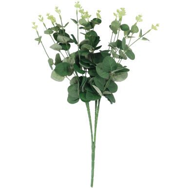 Bukiet liści EUCALYPTUSA w kolorze CIEMNO ZIELONYM  II 50 cm