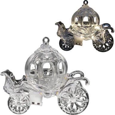 AKRYLOWA OZDOBA LED KAROCA- ZAWIESZKA 10 CM