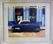 Niebieski Samochód Obraz Serii Auta o wymiarach 48.5x41 cm