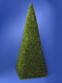 Zielona Piramida Dekoracyjna z Metalu 2.5m