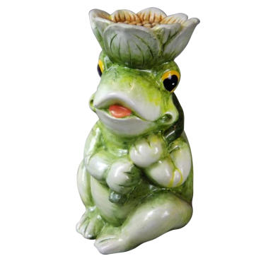 Uśmiechnięta  żabka