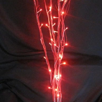 Gałązka 30 Led czerwona