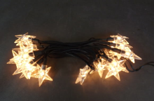 Zestaw 20 Białych Lampek-Gwiazdek na Choinkę, 2.8m, 220V-240V