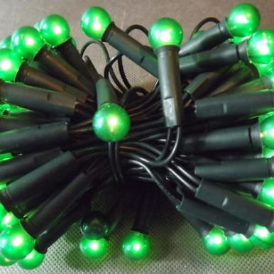 Zielone Perłowe Lampki Choinkowe 100L Zestaw na Zielonym Kablu, 6m, 220-240V Do Użycia w Środku