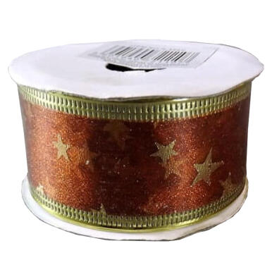 Wstążka na szpuli w gwiazdki