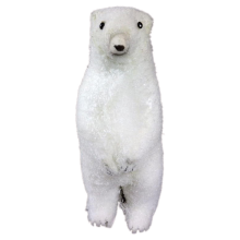 Stojący Niedźwiedź Biały o Wymiarach 22x10cm