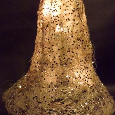 Srebrny Dzwon z Sizalu z Integracyjnym Oświetleniem LED