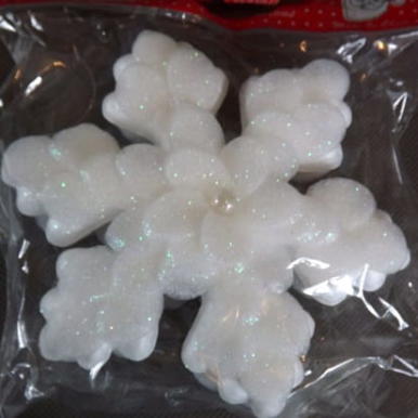 Opalizująca Gwiazda Śnieżna do Powieszenia o Wielkości 15cm